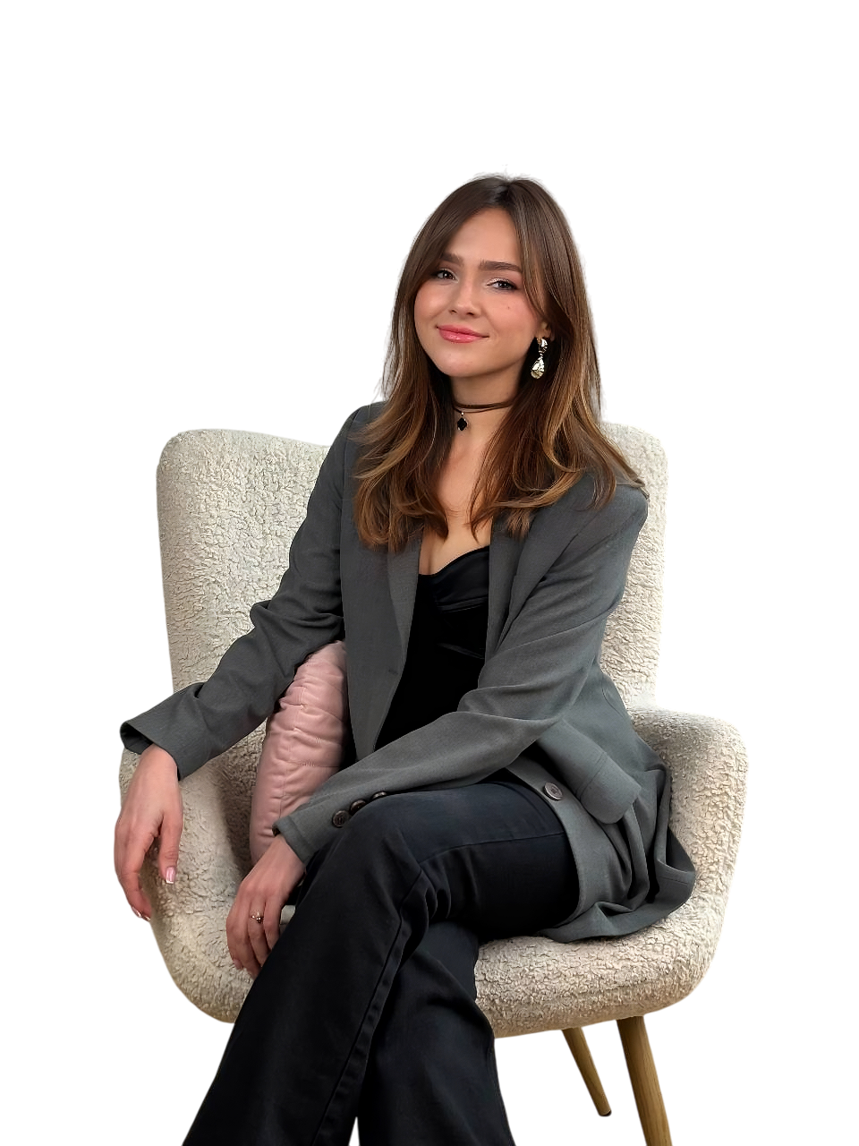 Person sitting in a chair